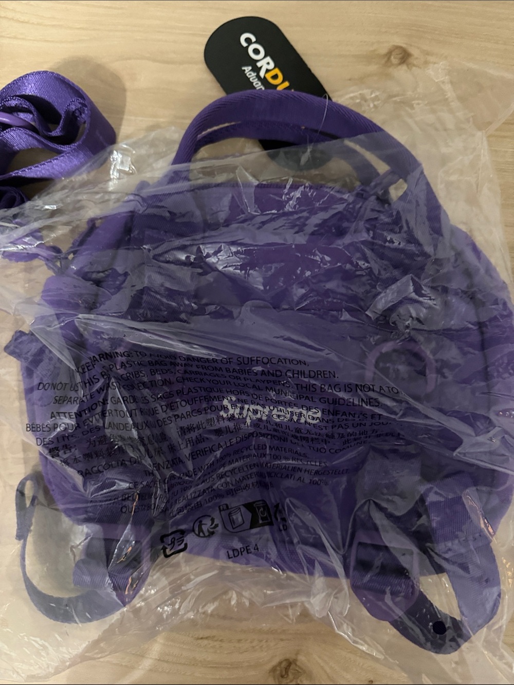 Supreme Purple Women's Mini Duffle Bag